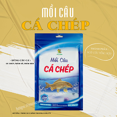 [Hàng chuẩn] Mồi câu cá chép - Mồi câu cá Phú Thành