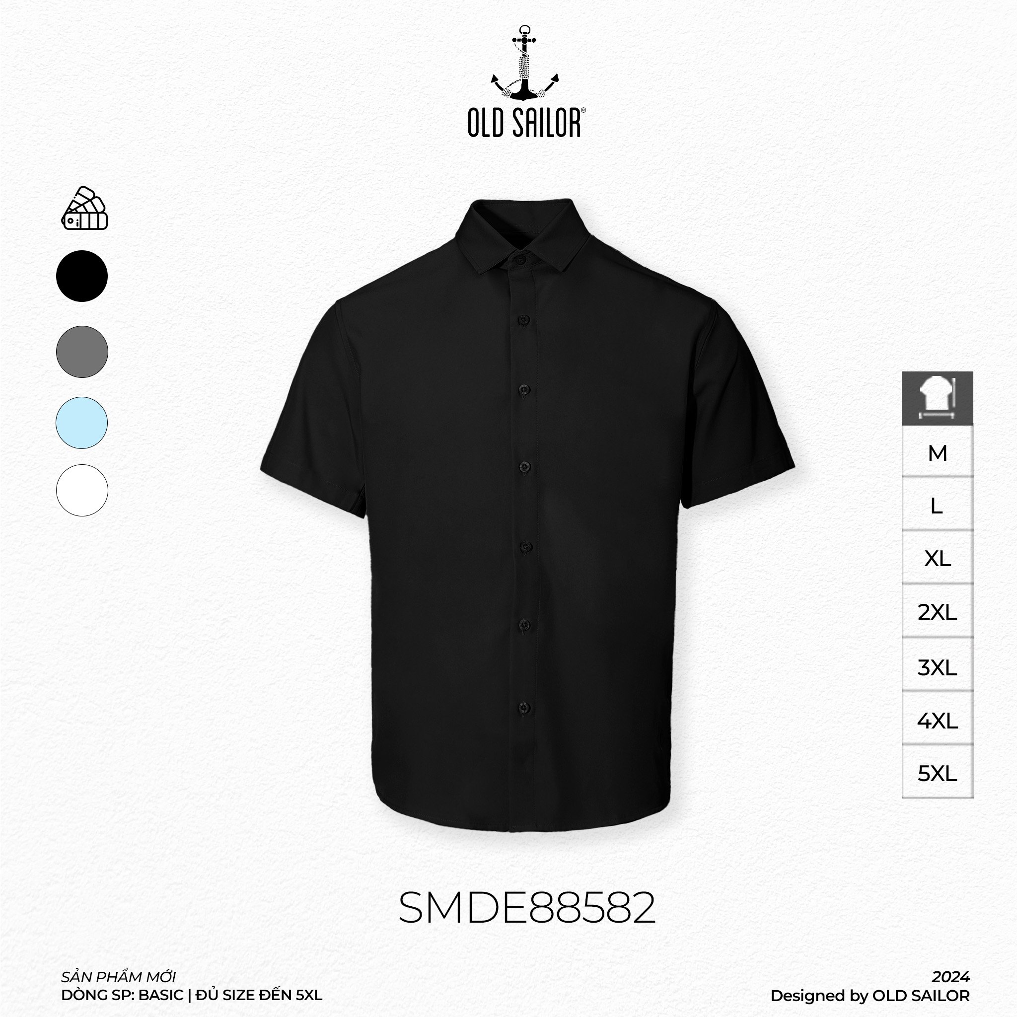 Áo sơ mi mango Old Sailor - 88582 - Big Size Upto 5XL