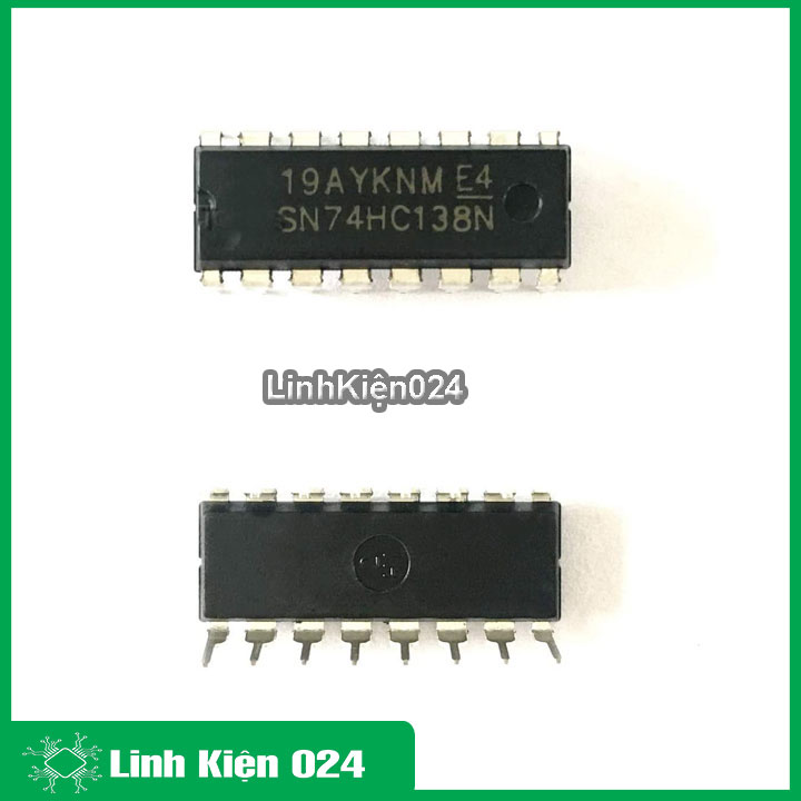 Bộ 2 con 74HC138 3 To 8 DecoderDemultiplexer DIP16