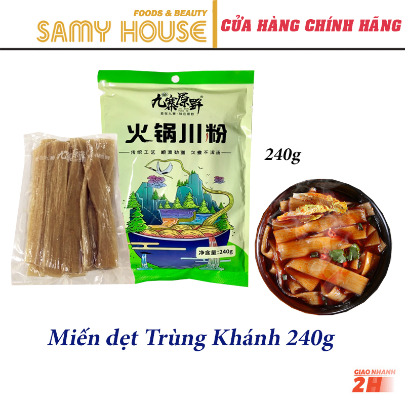 [Samy Food] Miến Dẹt Khoai Lang Trùng Khánh 250g