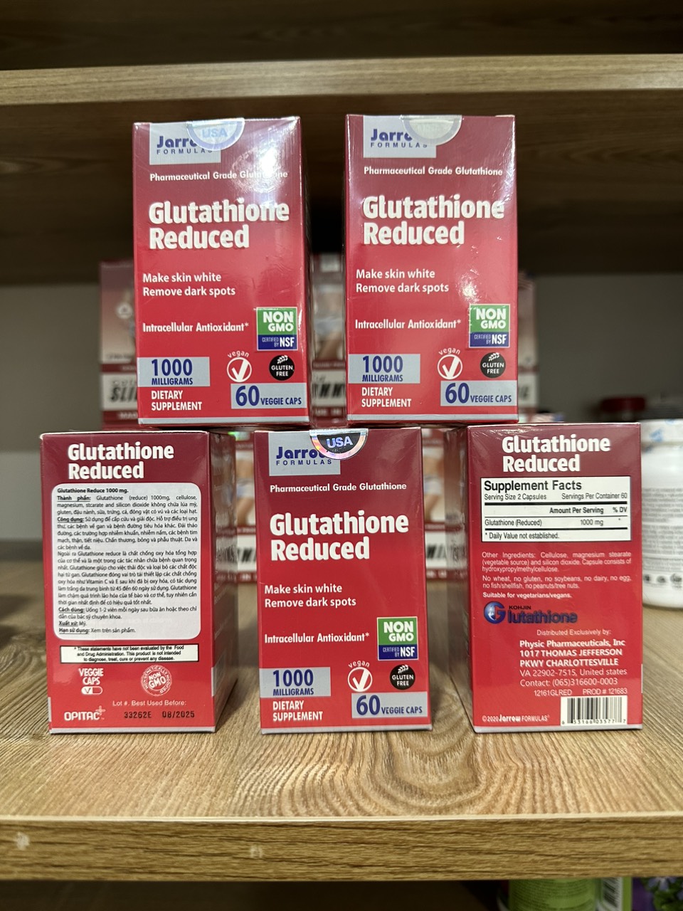 Viên Uống Trắng Da Glutathion 1000mg