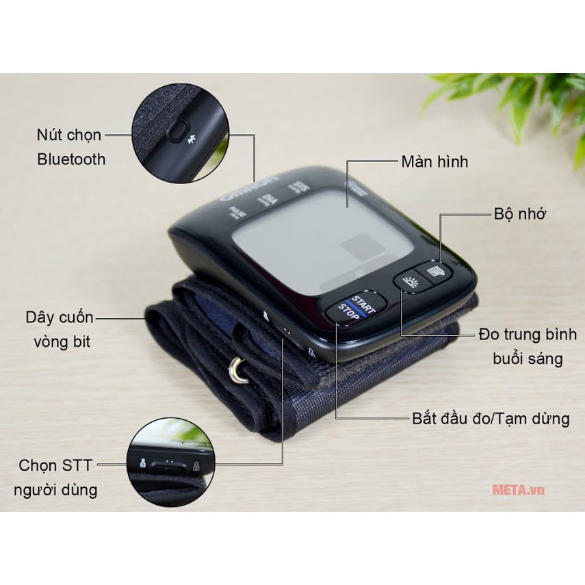 Máy đo huyết áp cổ tay Omron HEM-6232T