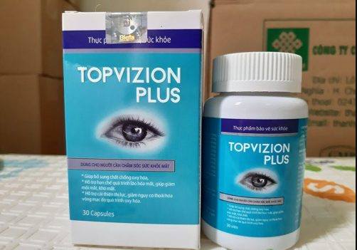 Topvizion plus giúp đôi mắt sáng khỏe