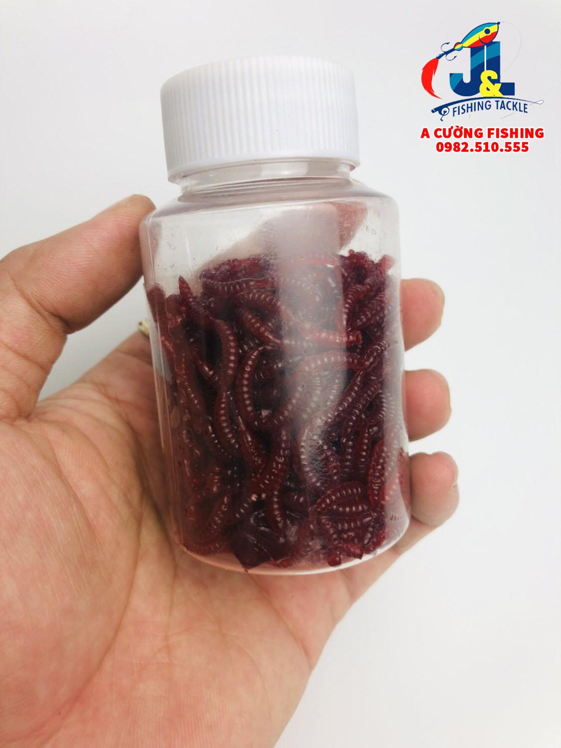 Giun mềm giả mồi câu cá (20 con)