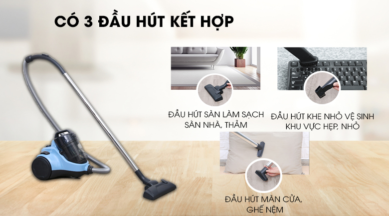 Máy hút bụi Electrolux EC31-2BB 1800W.