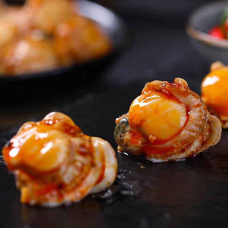 Sò điệp sốt cay đóng hộp 100g