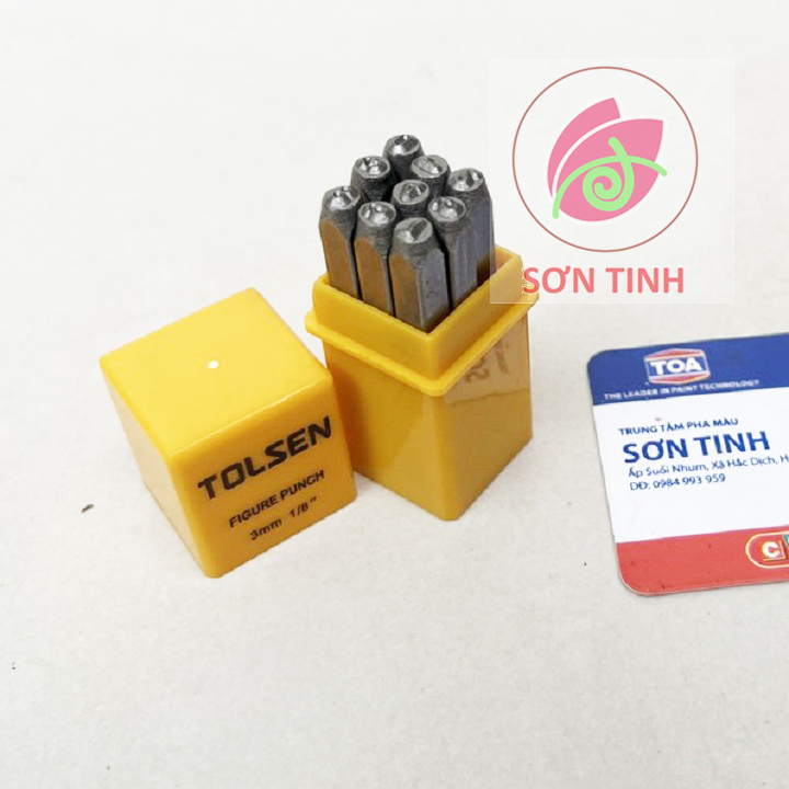 BỘ ĐÓNG SỐ 9 CÂY (1-9) - TOLSEN 25094
