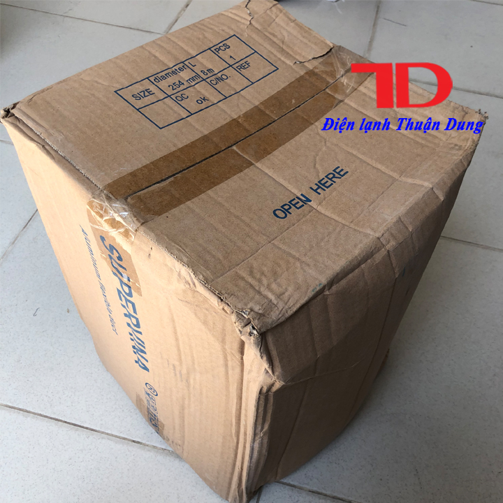 Ống gió mềm không bảo ôn D254mm x 8m