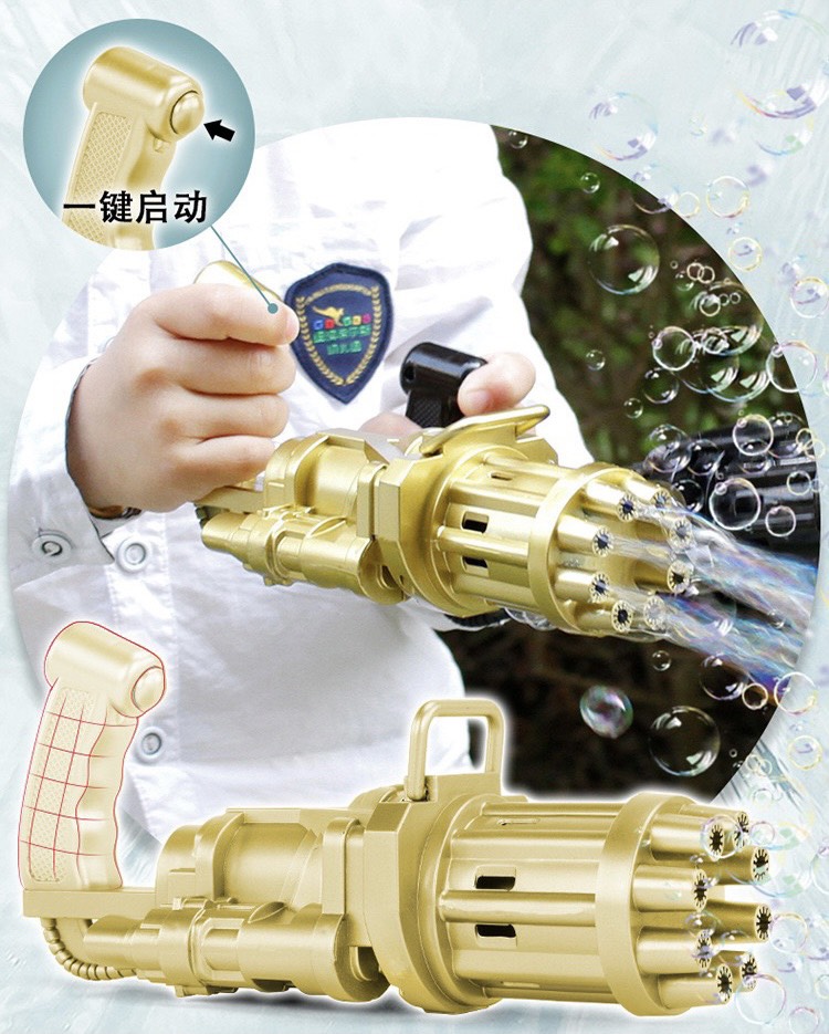 Súng bắn bong bóng 8 nòng siêu mạnh