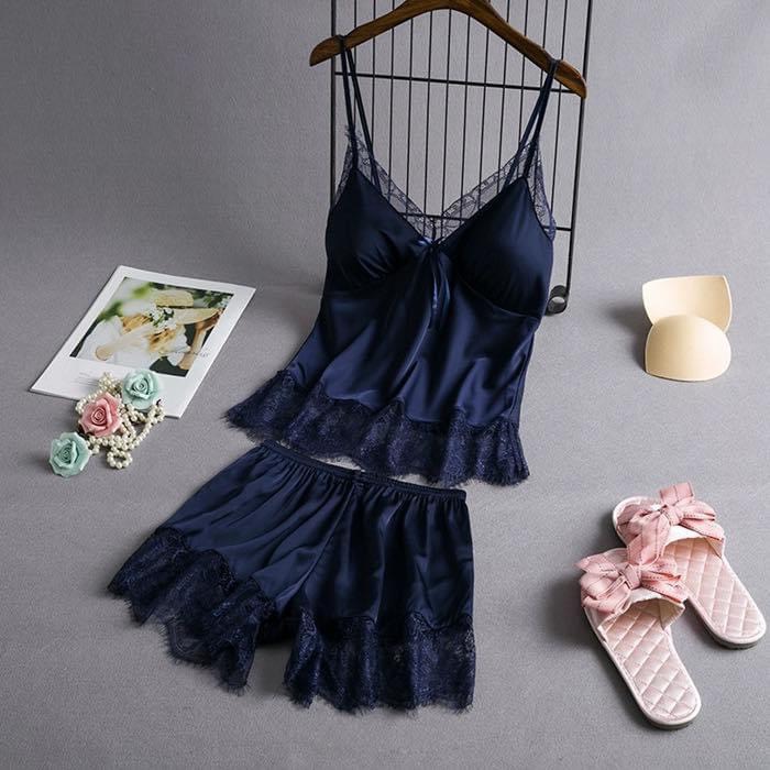 Sét bộ lụa phối ren siêu cao cấp.