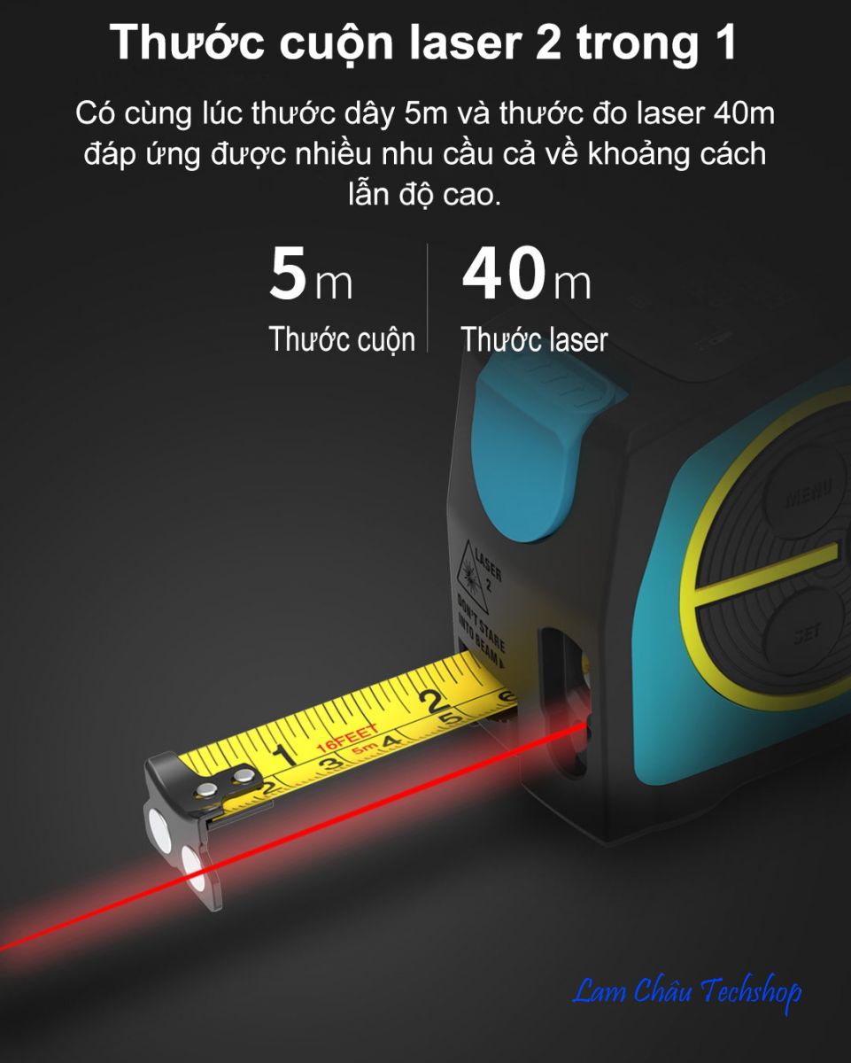 Thước cuộn laser Xiaomi Mileseey DT10