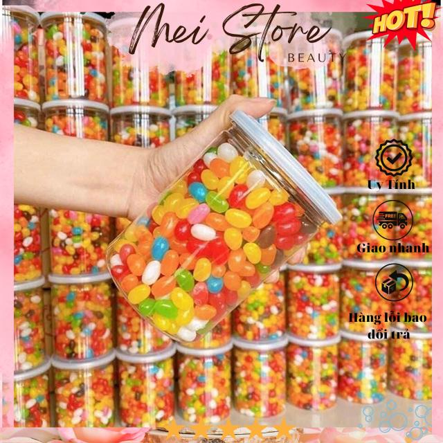 [GIẢM 5% ĐƠN 129K][Mua lẻ giá sỉ] Kẹo Bi Trái Cây 7 Màu 500 Gram
