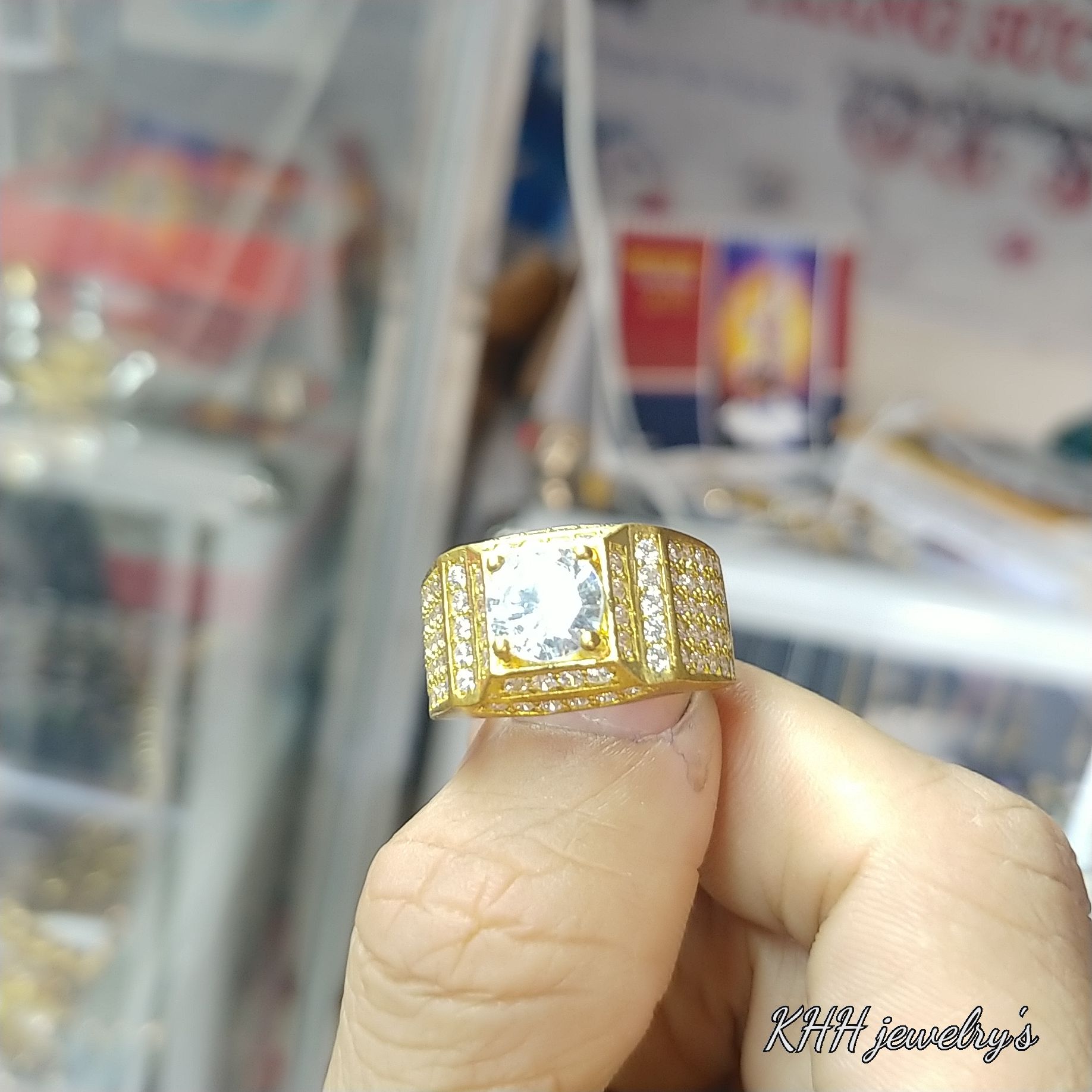 Nhẫn Đá Trắng Vonfram- Vĩnh Viễn Không Phai