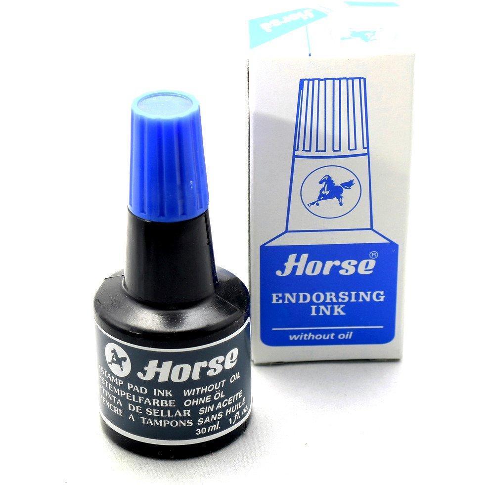 Mực dấu Horse chai 30ml mực tươi sáng, không lem