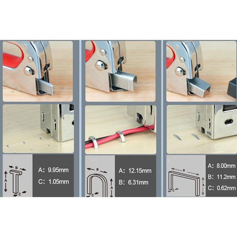 Ghim bấm gỗ T 10mm với 1000kim