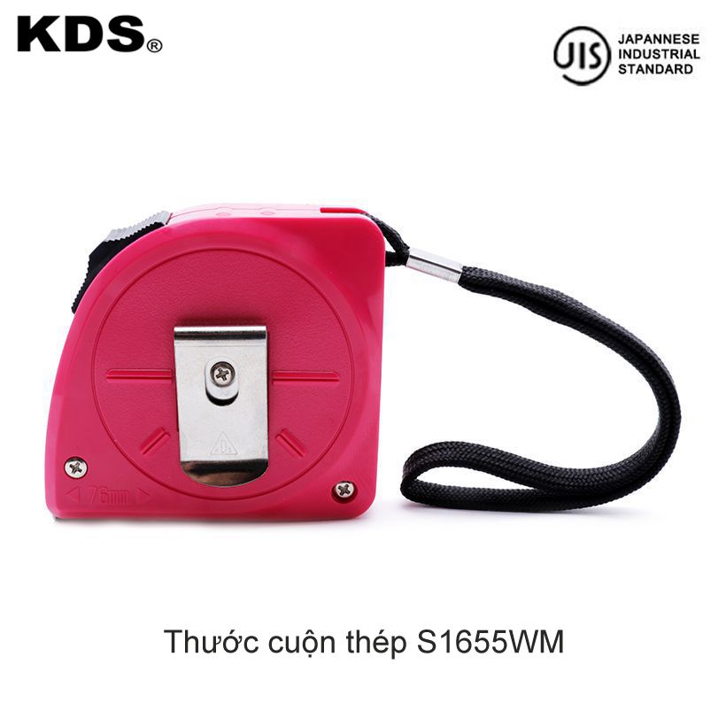 Thước cuộn Nhật Bản 5.5m KDS hệ Met (in 1 mặt)