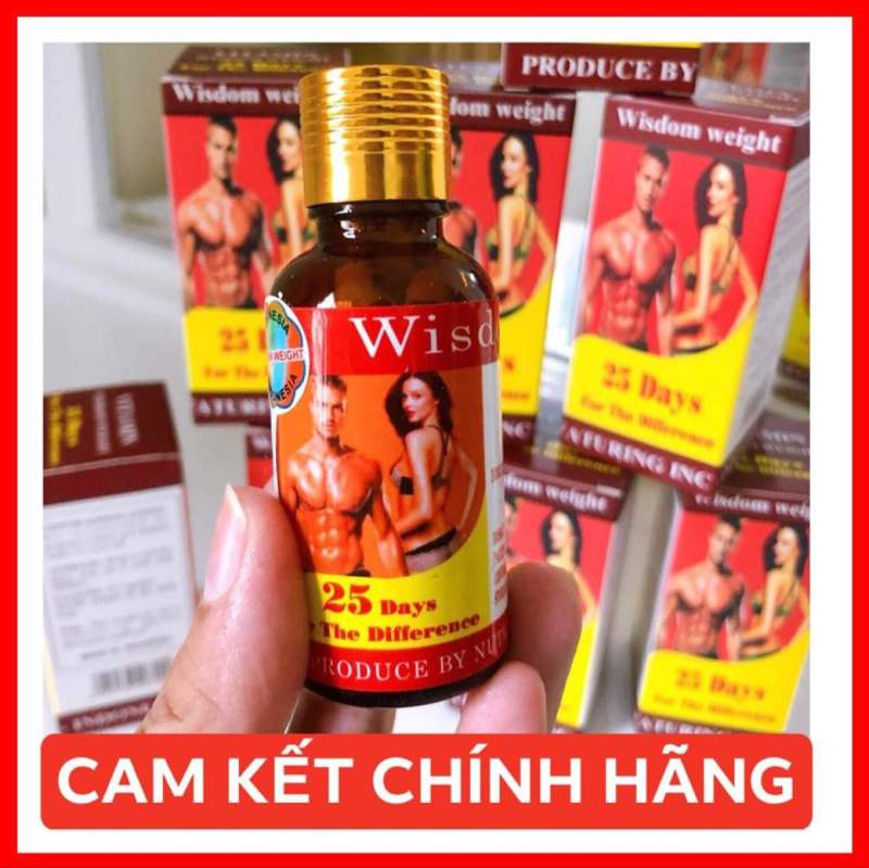 Viên Uống Hỗ Trợ Tăng Cân Và Cơ Bắp Wisdom Weight (Hộp 25 Viên) Chiết Xuất 100% Từ Mầm Hạt Đậu Nành Lên Men Chứa Hàm Lượng Dinh Dưỡng Cao cao cấp