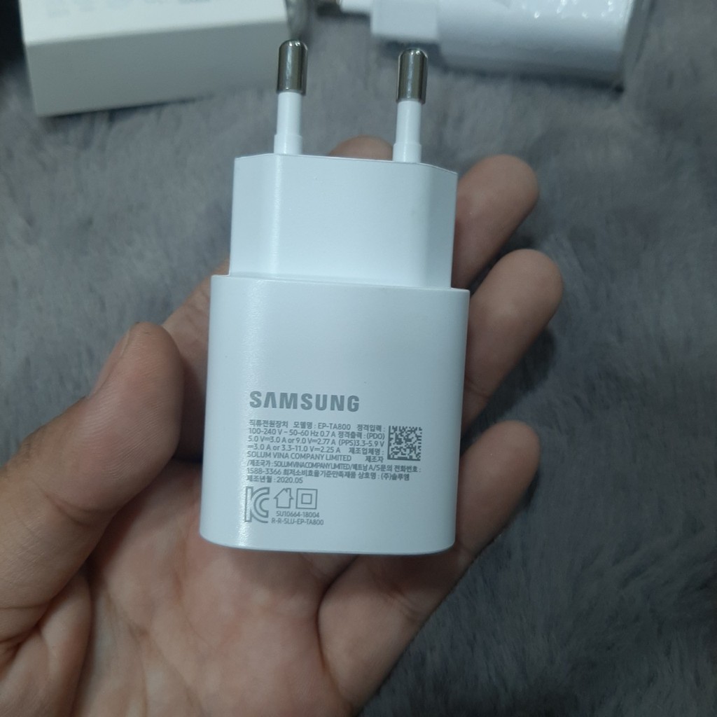 Đầu sạc nhanh Note 10 ,25w hàng zin 100%