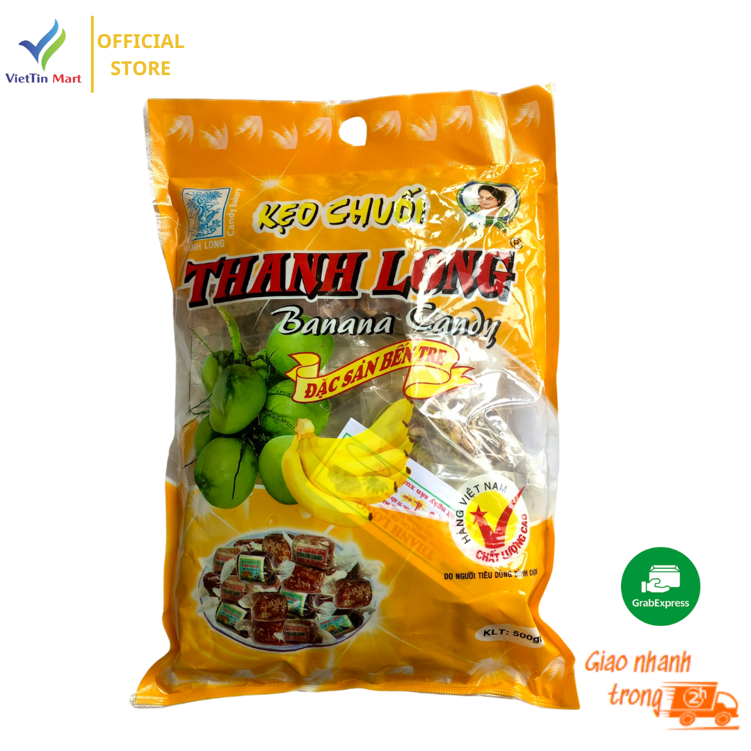 Kẹo chuối thanh long 500gr