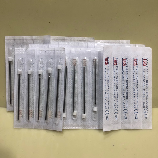 Kim xỏ khuyên hộp 60 kim 180k các size