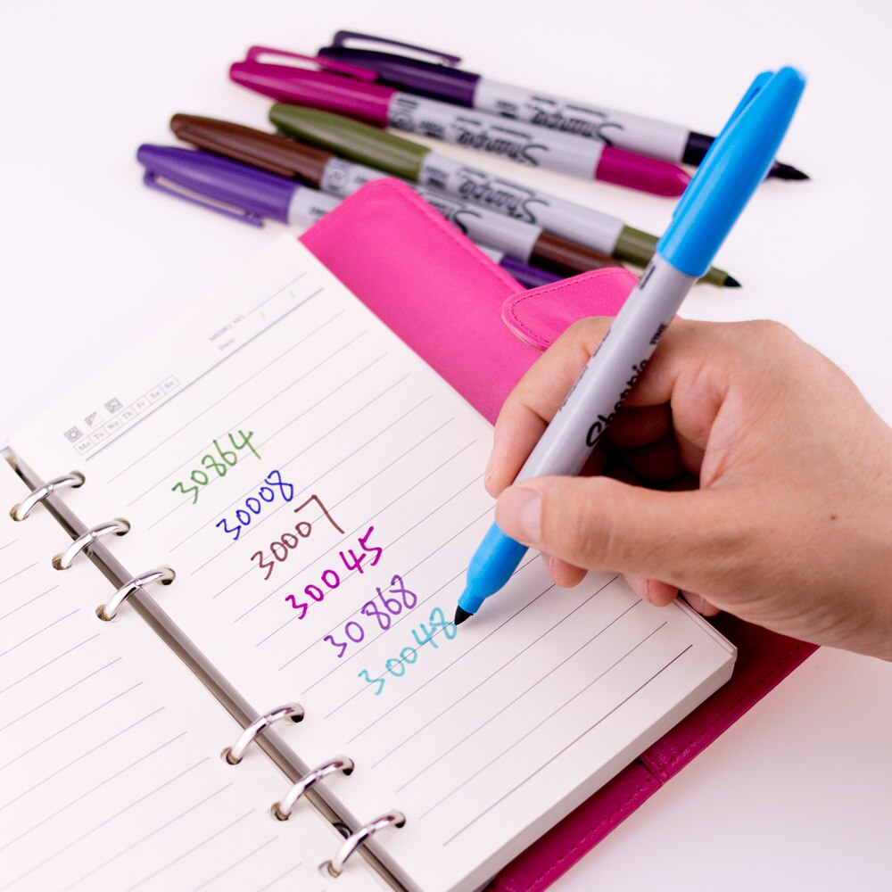 Combo 12 màu bút lông dầu Sharpie Fine Point 0.9mm