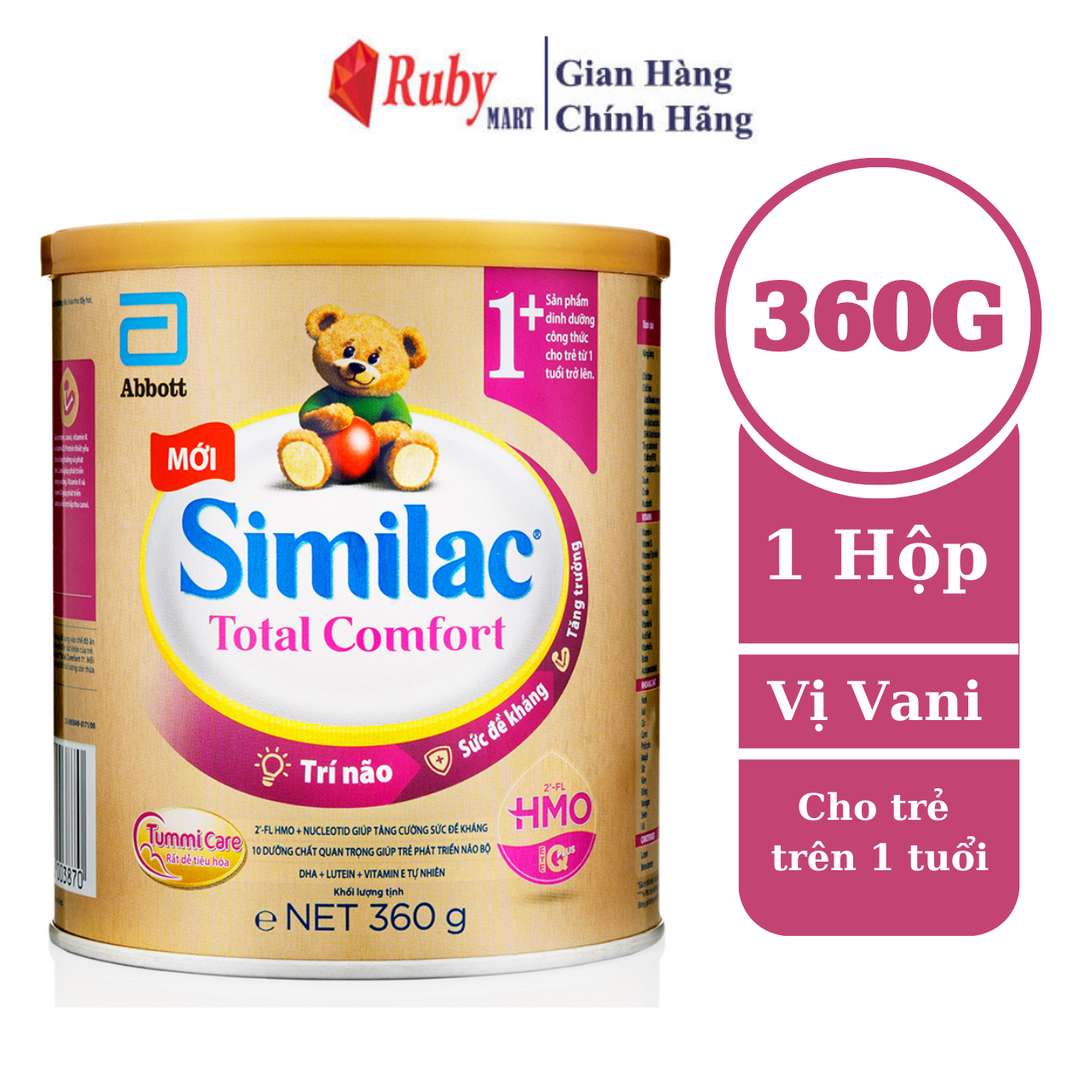 Sữa bột Similac Total Comfort 1+ lon 360g