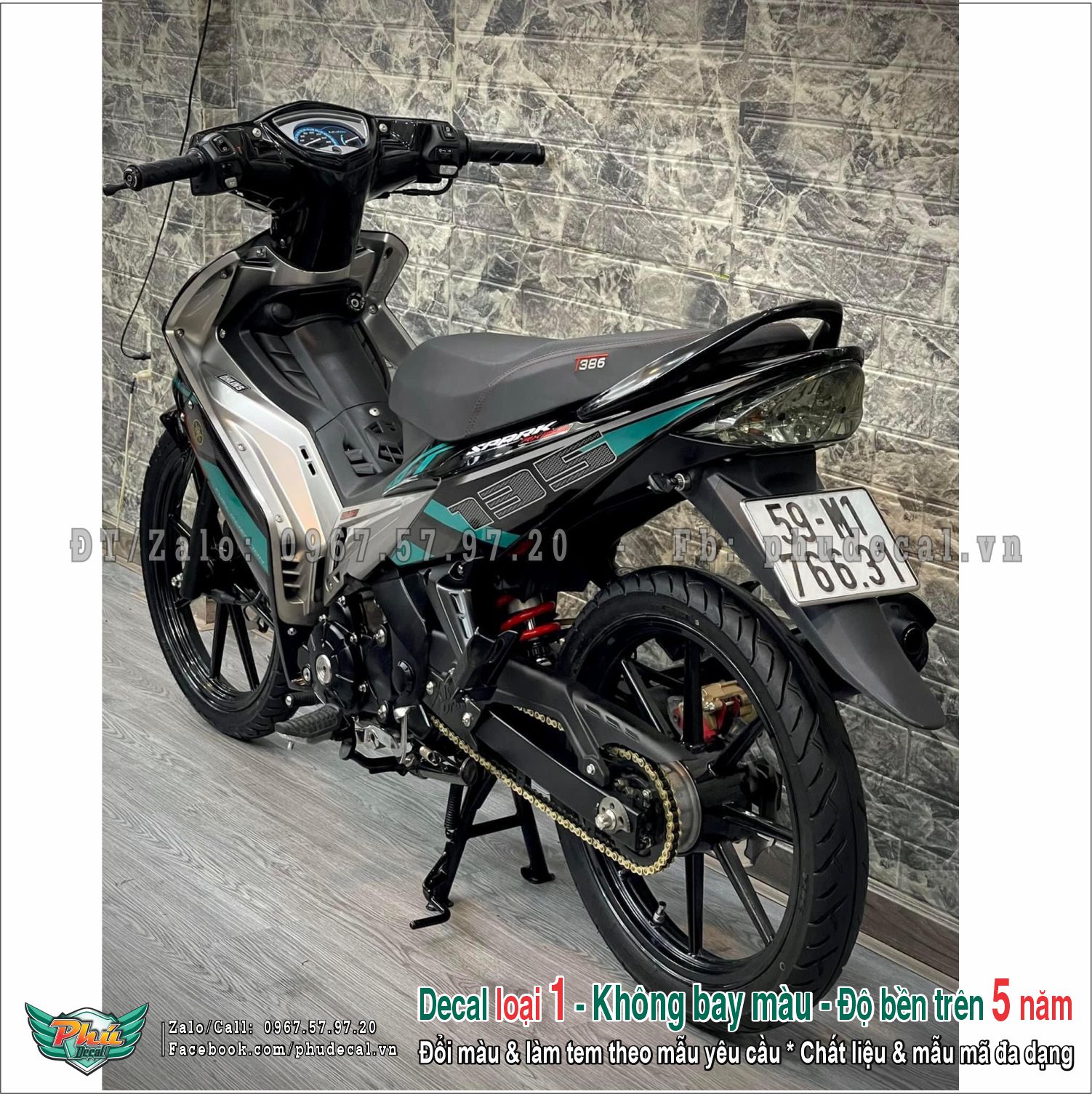 Tem rời Ex 2005-2010 Xanh đen Spark (5)