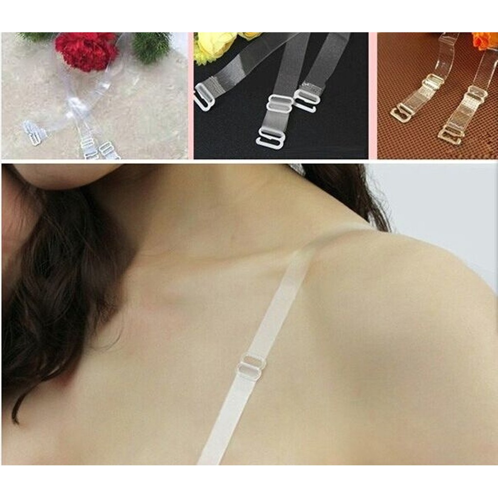 Dây áo ngực trong suốt, dây áo bra ( 1 cặp )