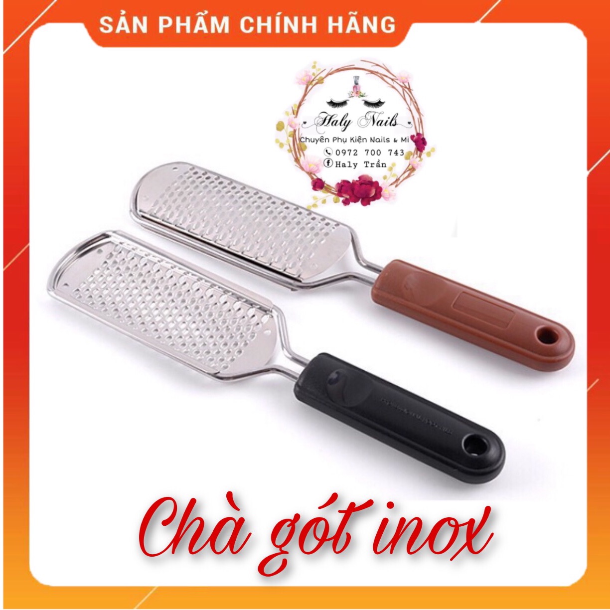 Cây chà gót chân inox