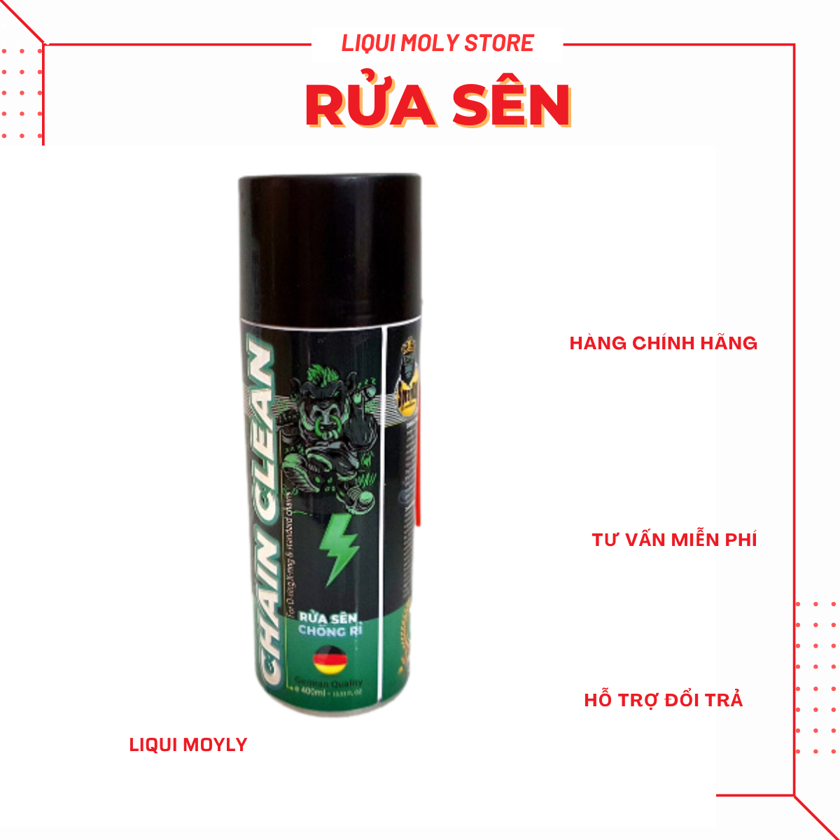Dưỡng sên,Rửa sên Sprayking 400ML