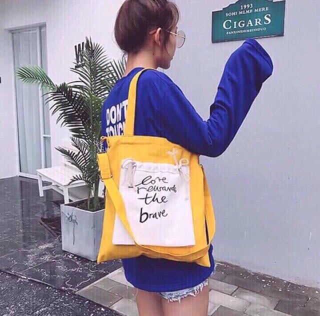 [HCM]TÚI TOTE- THẮT DÂY LOVE