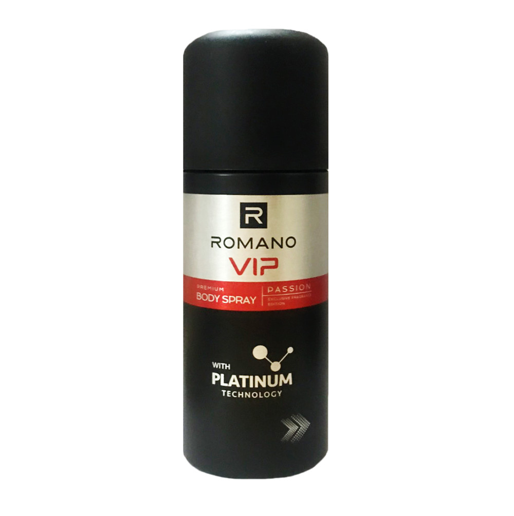 Xịt ngăn mùi nước hoa cao cấp romano vip platimum 150ml/chai