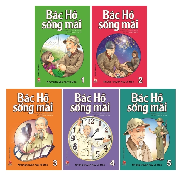 Fahasa - combo sách hay bác hồ sống mãi: những mẩu chuyện hay về bác