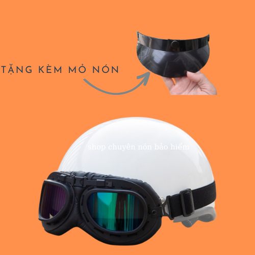 NÓN BẢO HIỂM NỬA ĐẦU KÍNH PHI CÔNG