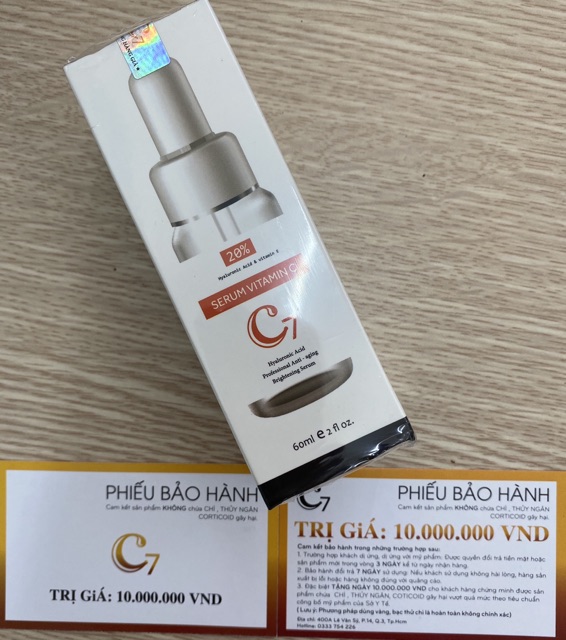 Serum tế bào gốc C7 Hàn Quốc