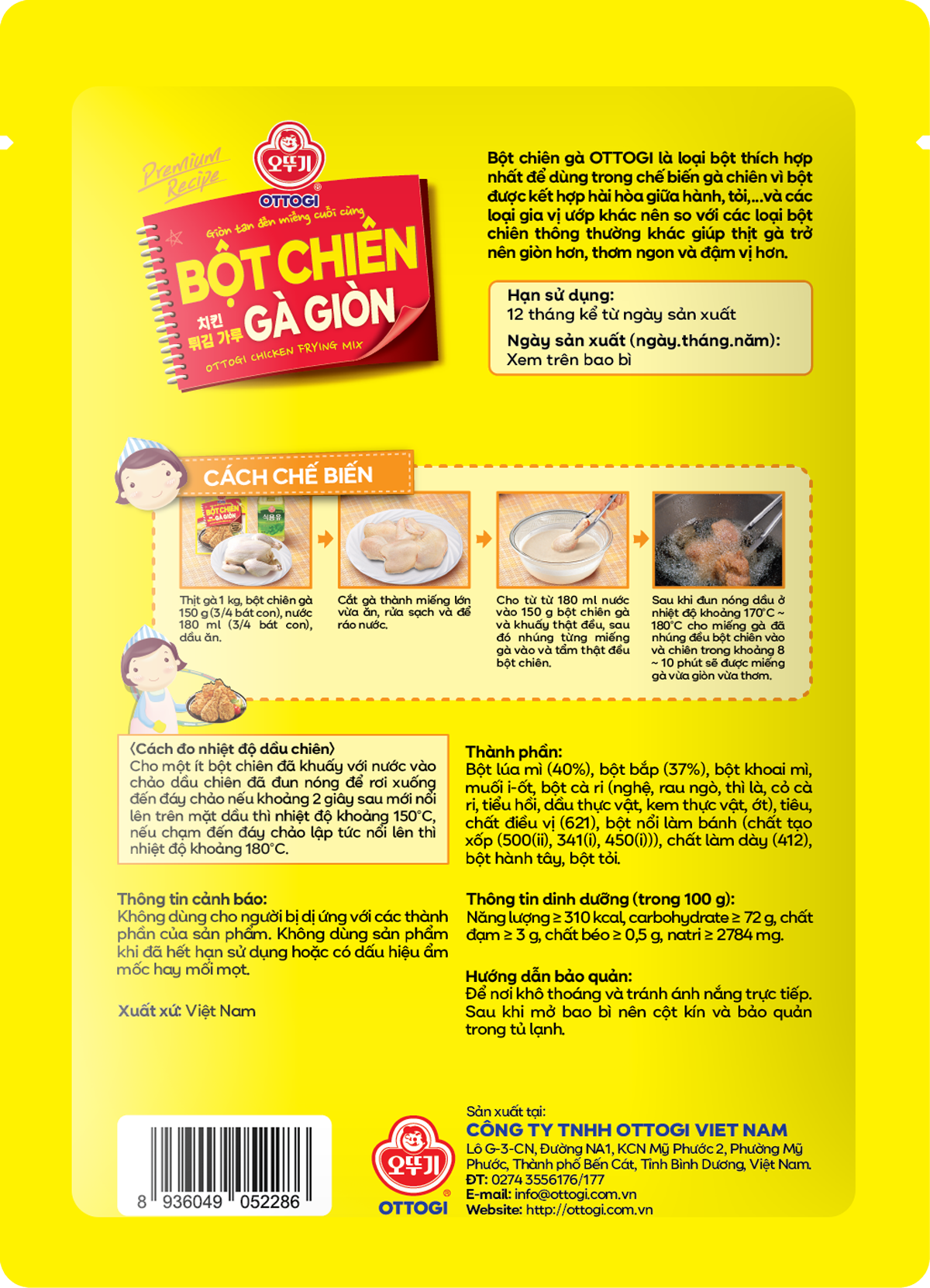 Bột Chiên Gà Giòn Otoki 150g