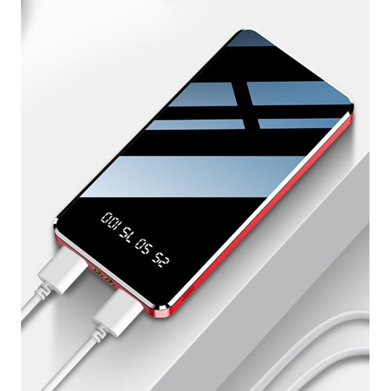 PIN SẠC DỰ PHÒNG 30000MAH TẶNG KÈM CÁP SẠC CỰC NHANH CHÓNG - THIẾT KẾ MẶT GƯƠNG CAO CẤP - YenDuongShop kdfg455