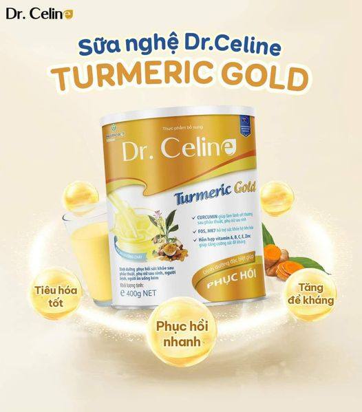 Sữa Nghệ Dr Celine Turmeric Gold 400g