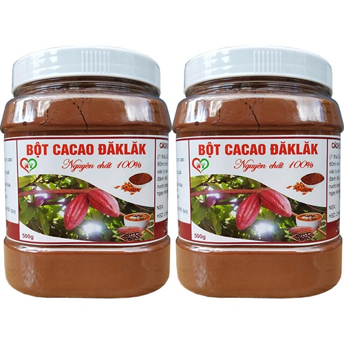 1kg Bột Ca cao Dăk Lăk Nguyên Chất 100%