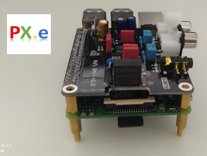 Bộ kit Music serve Raspberry + Hifi Berry DAC Plus PCM5122