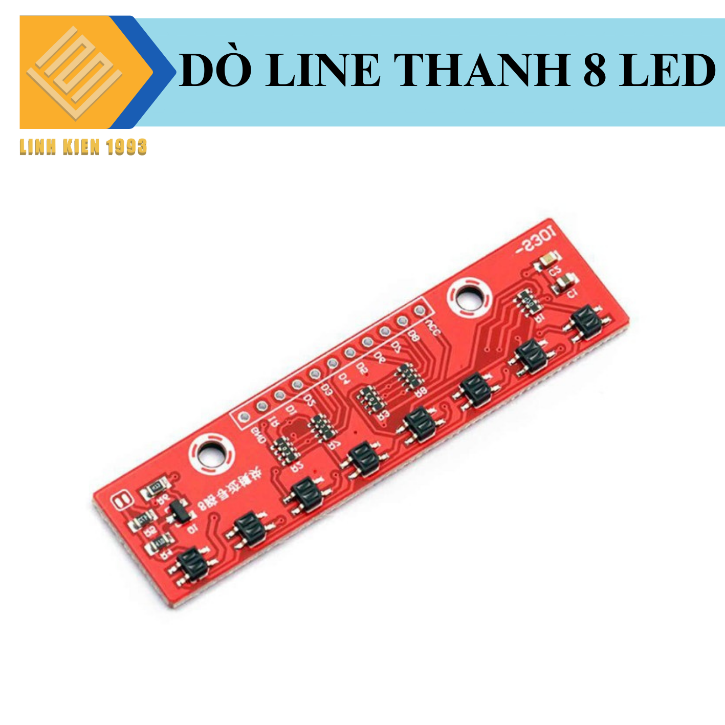 Cảm biến dò line 8 led hồng ngoại