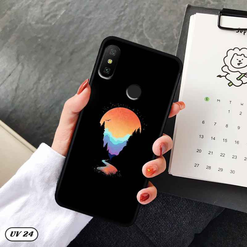 Ốp Xiaomi Redmi 6 Pro lưng nhám -ngộ nghĩnh