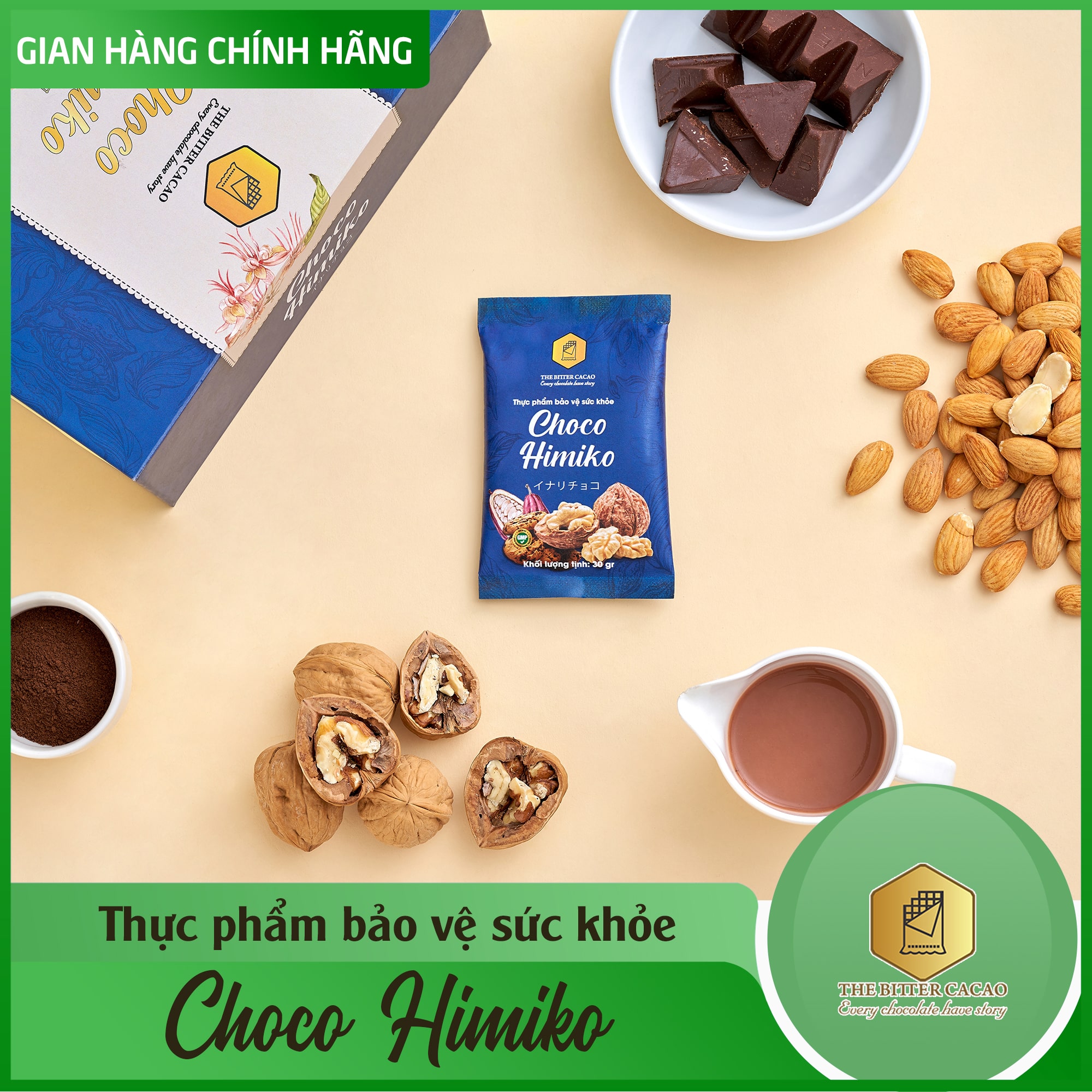 Bột Cacao Tăng Cân Cân Himiko Choco - Hãng Phân Phối Chính Hãng