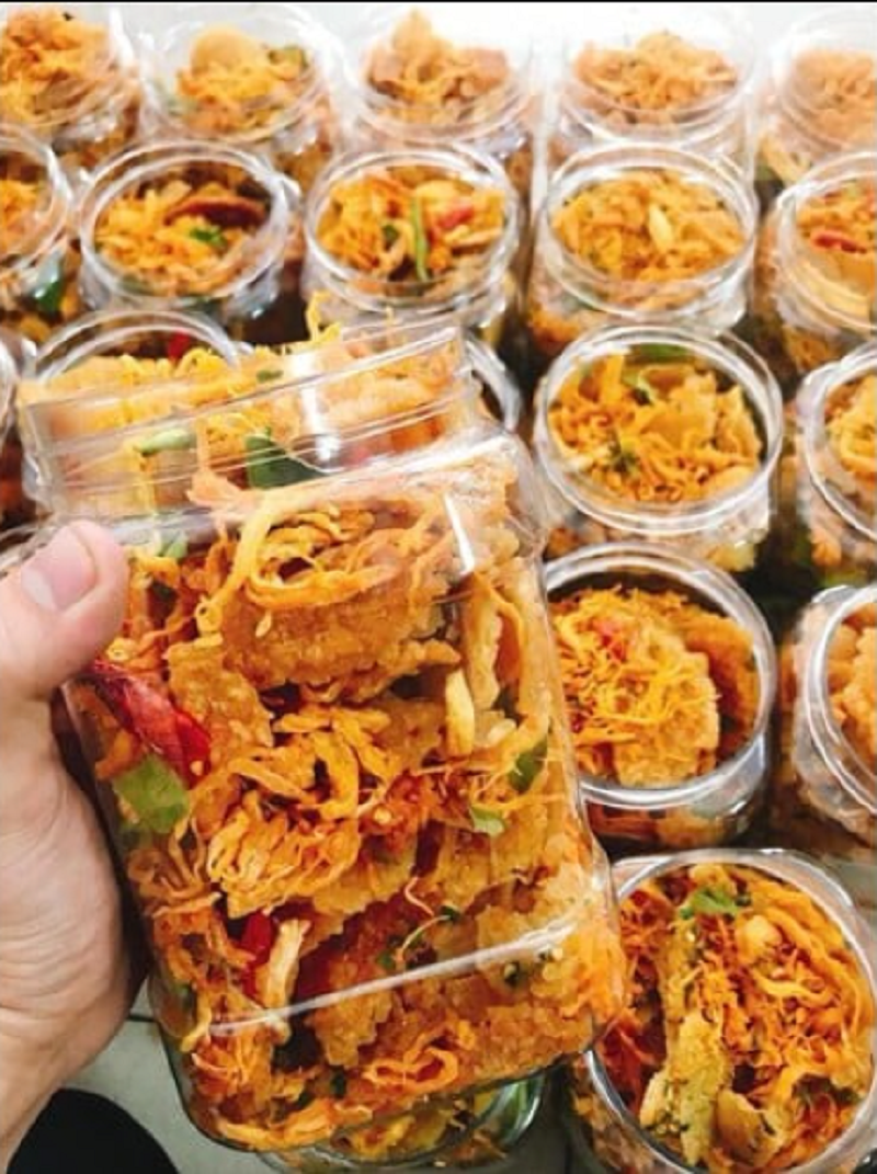 Cơm cháy khô gà loại 1 ( Giòn ngon - Đậm vị ) ăn vặt siêu ghiền