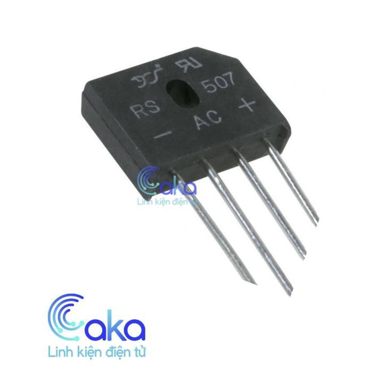 Diode Cầu 5A RS507 1000V