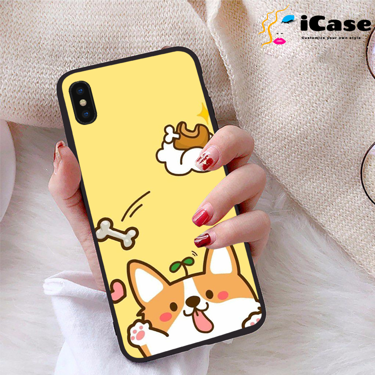Ốp lưng iPhone Xs Max viền dẻo TPU BST Kawai