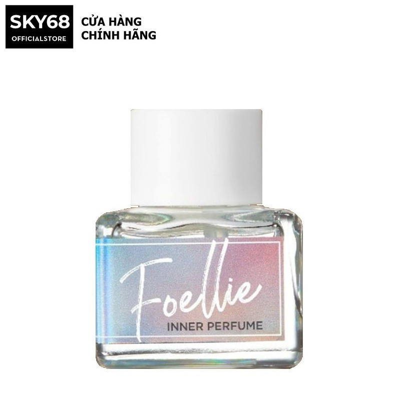 [Che Tên Nhạy Cảm] Nước hoa vùng kín hương thơm cực kỳ lãng mạn và gợi cảm Foellie Eau De Innerb Perfume 5ml - Ciel (chai màu bạc)