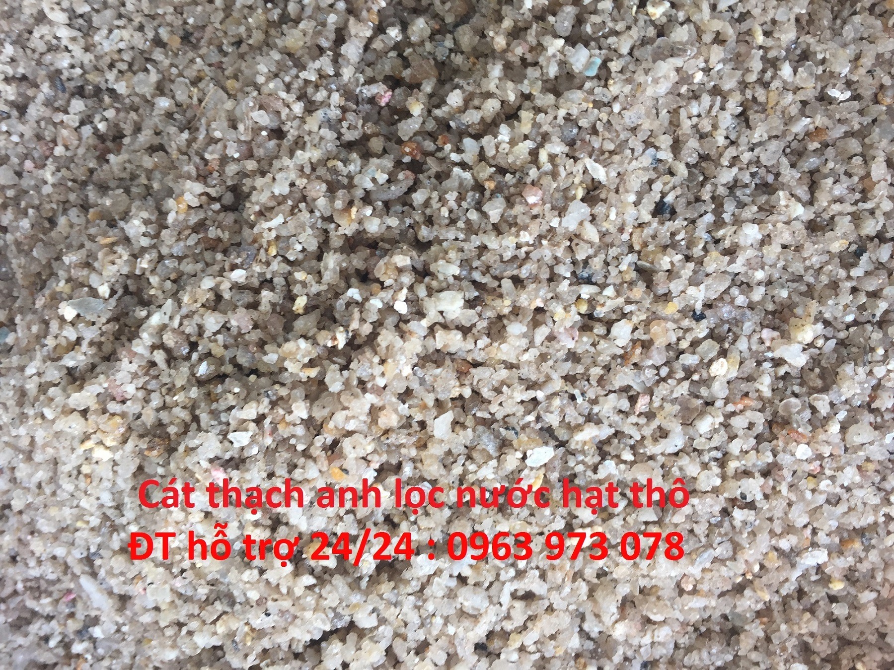 Combo 3kg cát thạch anh lọc nước hạt thô