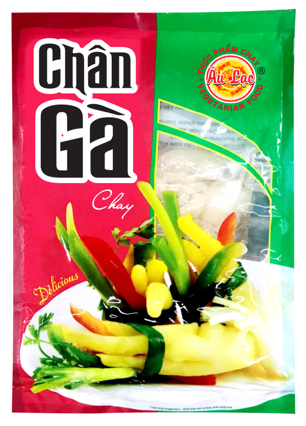 Chân gà chay âu lạc 225g tiệt trùng