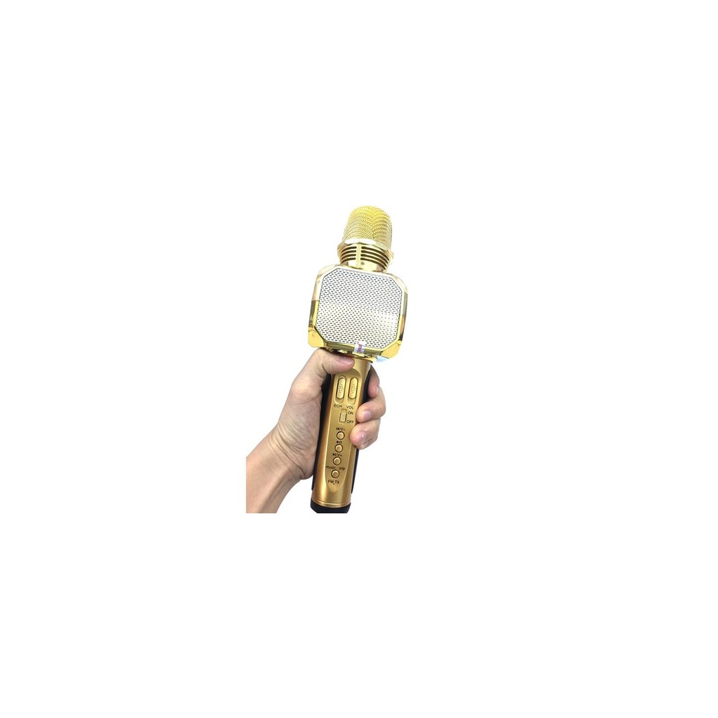 Mic Hát Karaoke Loa Bluetooth Không Dây SD-10 (màu ngẫu nhiên)
